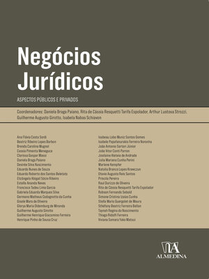 cover image of Negócios jurídicos